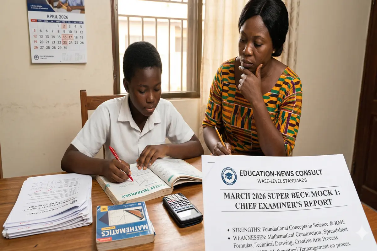 March 2026 BECE Home Mock Chief Examiner’s Report Released